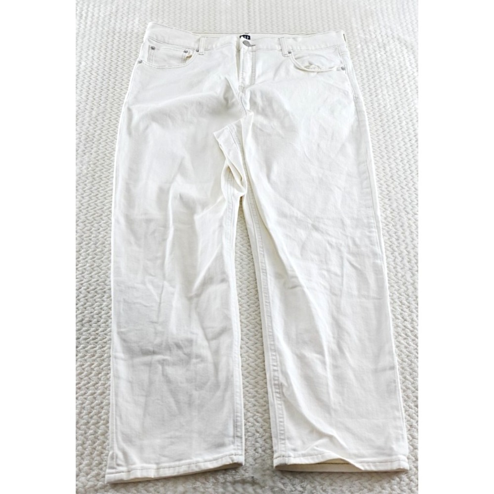 Gap Womens Jeans White Size 33 regular cheeky straight